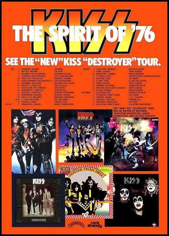 KISS ON TOUR Destroyer版 ツアーパンフ ΥΙ THESPIRIT 地空ドケテ7 ерТ SEE THE