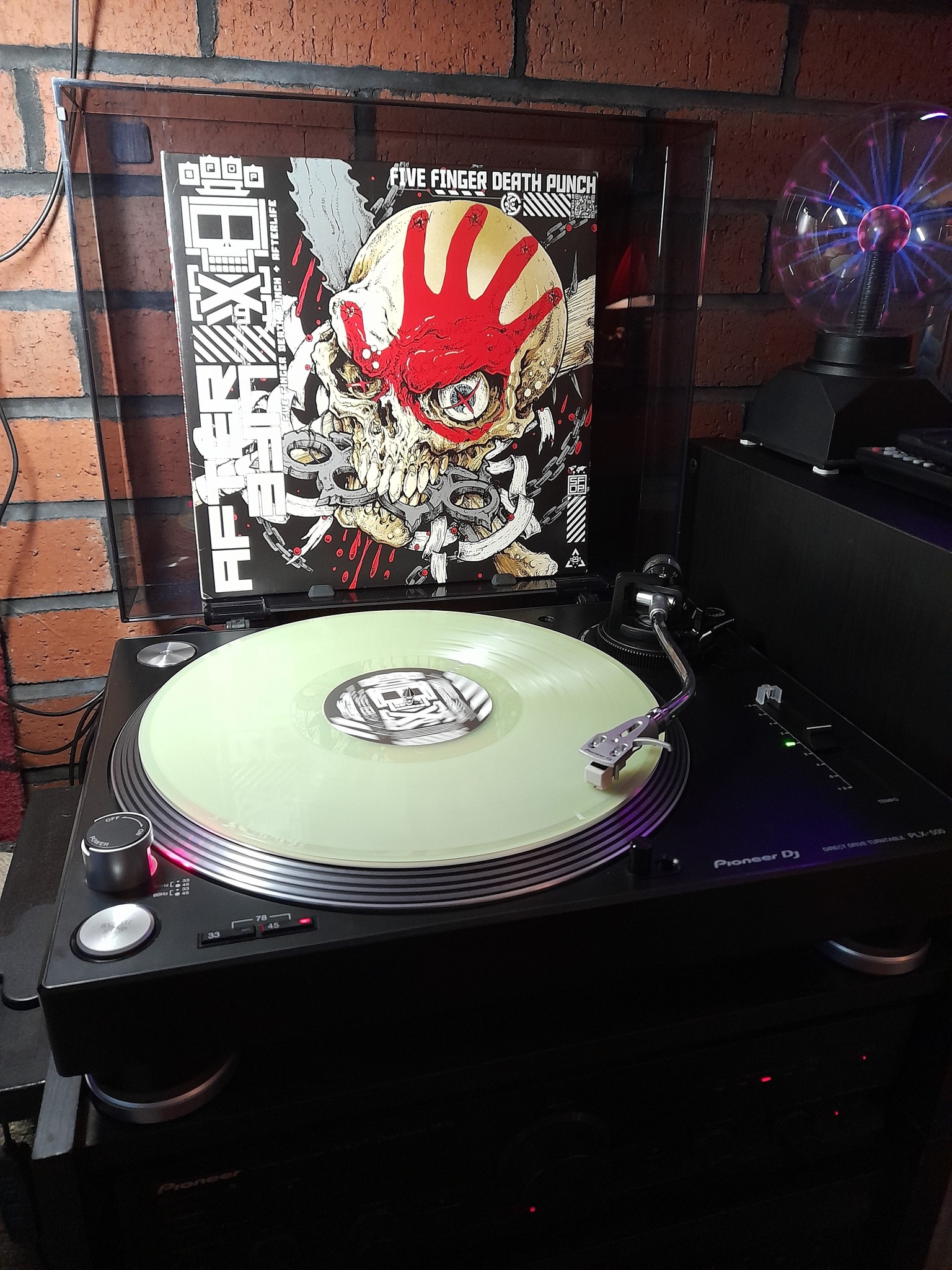 AfterLife gold vinyl and gold foil edition CD with Lenticular