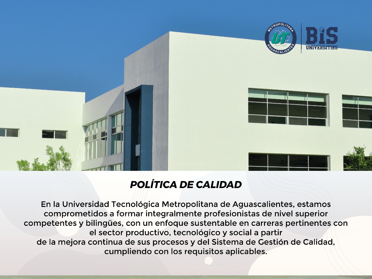 ¿ Ya conoces la Política de Calidad de la #UTMetropolitana ? 🤩 ...