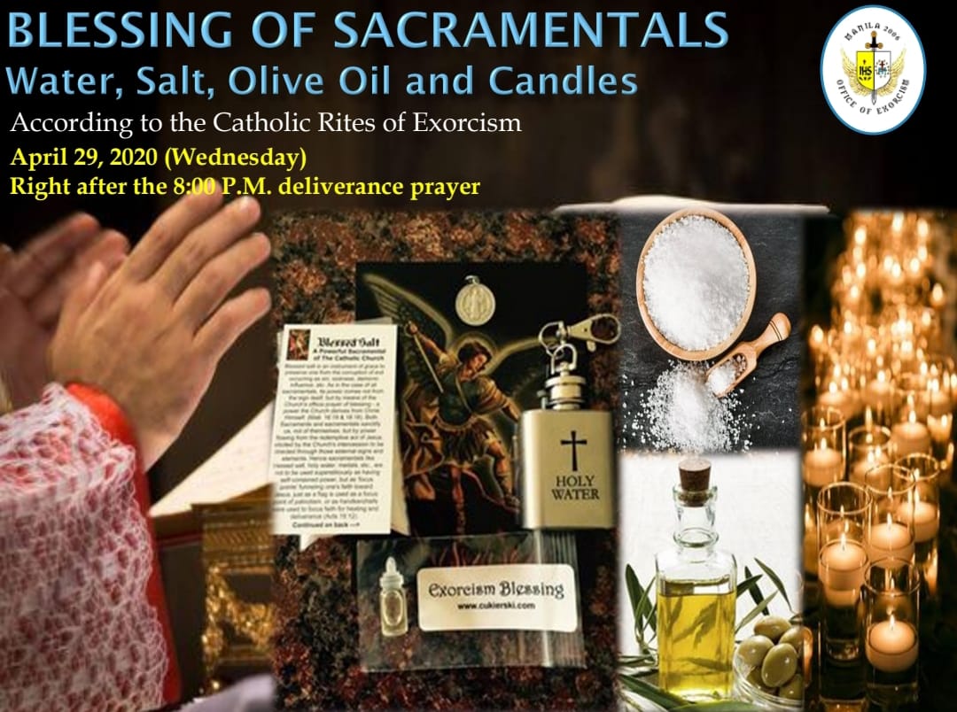 Archdiocese of Manila Office of Exorcism - There will be a blessing of ...