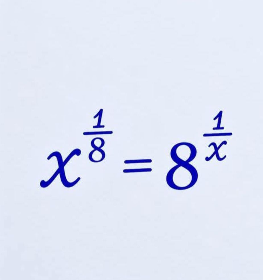 Solve for X 💕 #opinion 1 =8ㅊ = α8=8* х8 8