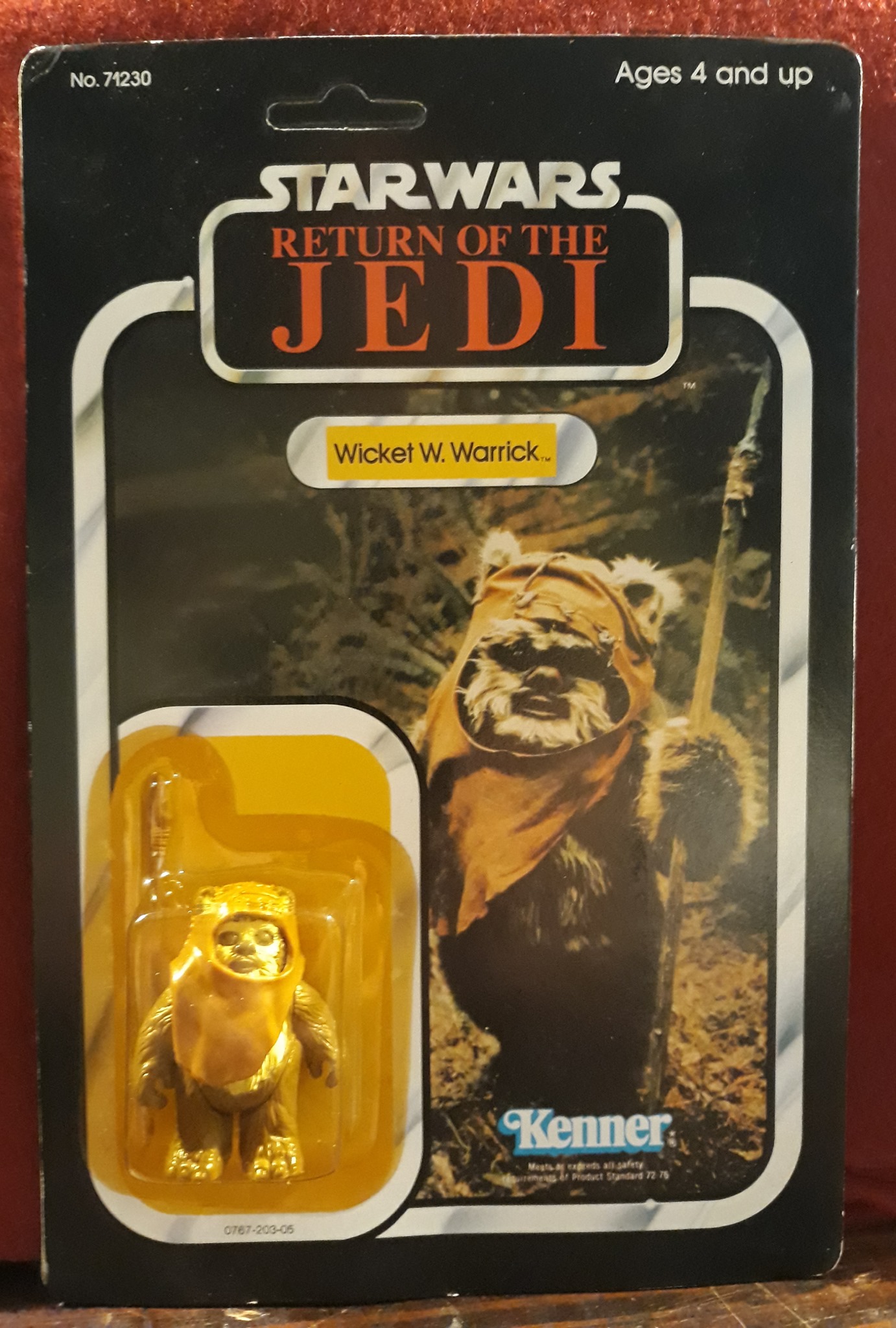 Vintage Star Wars Action Figure Wicket W. Warrick