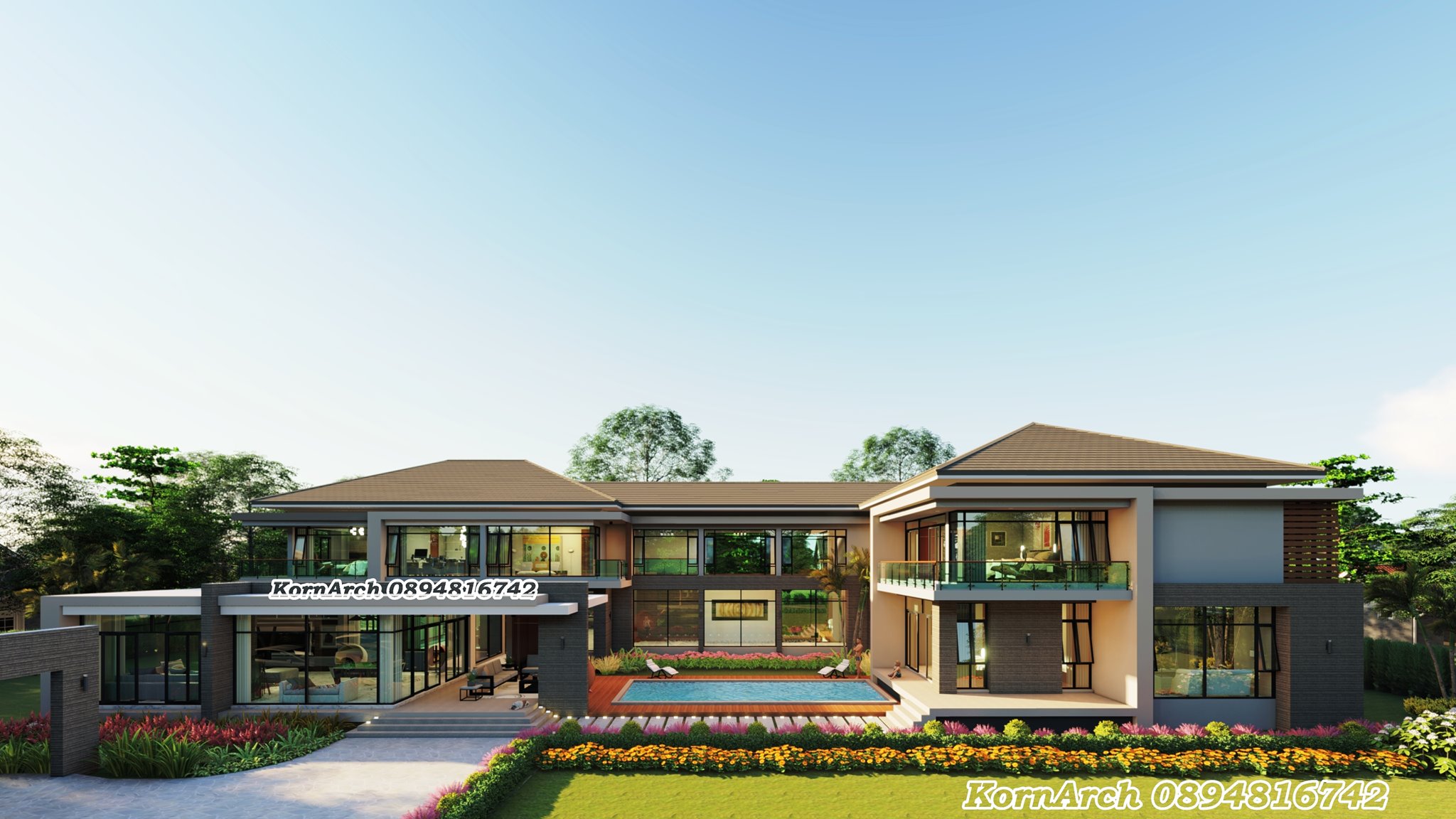 แบบบ้านและอาคารทุกประเภท KornGroup - #รับออกแบบบ้านโมเดิร์น #เขียนแบบ ...