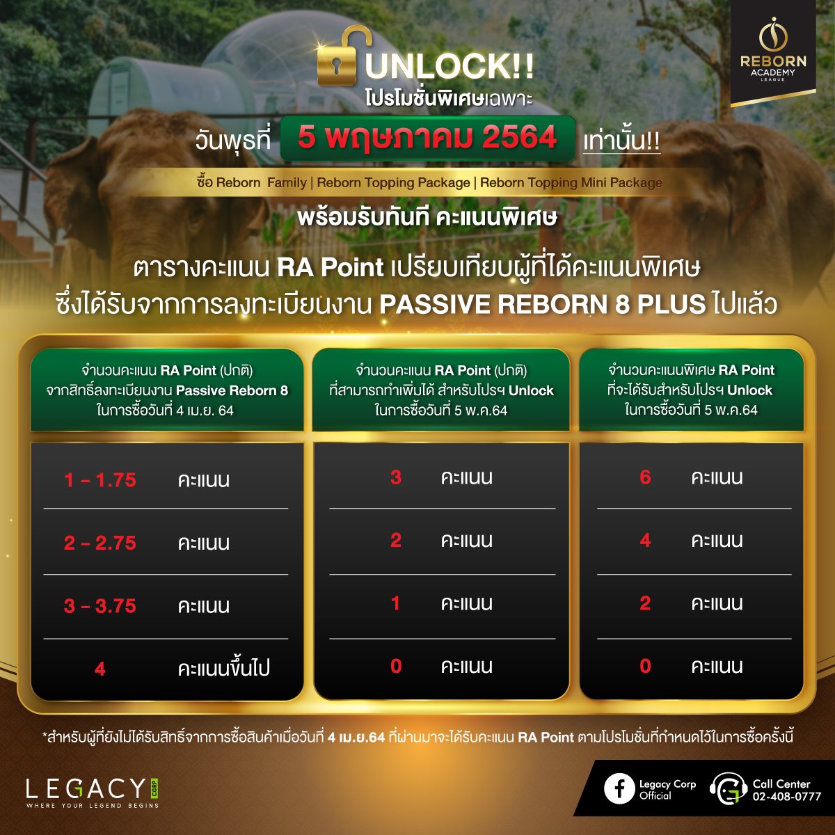 🔓 UNLOCK!! ⭐️โปรโมชั่นพิเศษ... - Legacy Corp Official
