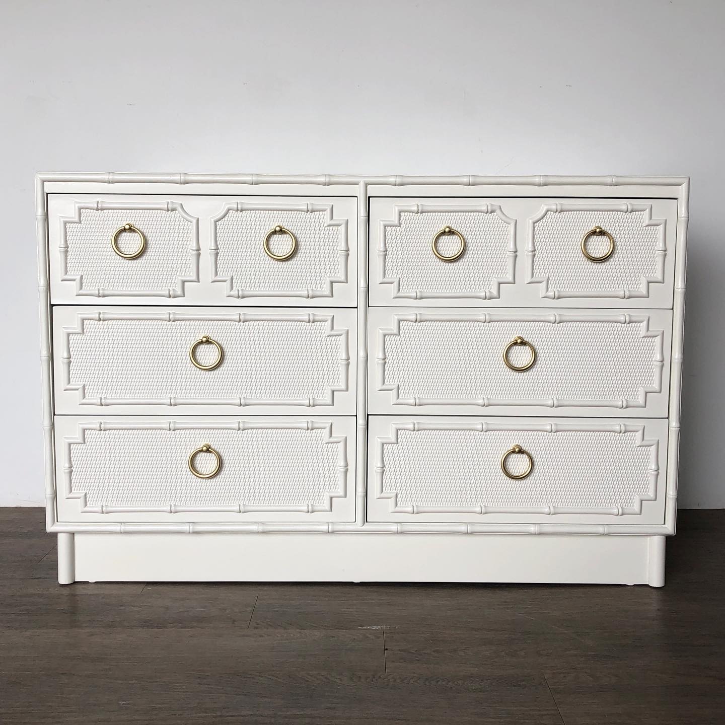 bamboo dresser white Giantex for Bedroom 6 Fabric Drawers Storage Tower with Top Shelf With its bamboo Navy Lacquer Bamboo Chest (Colors)
