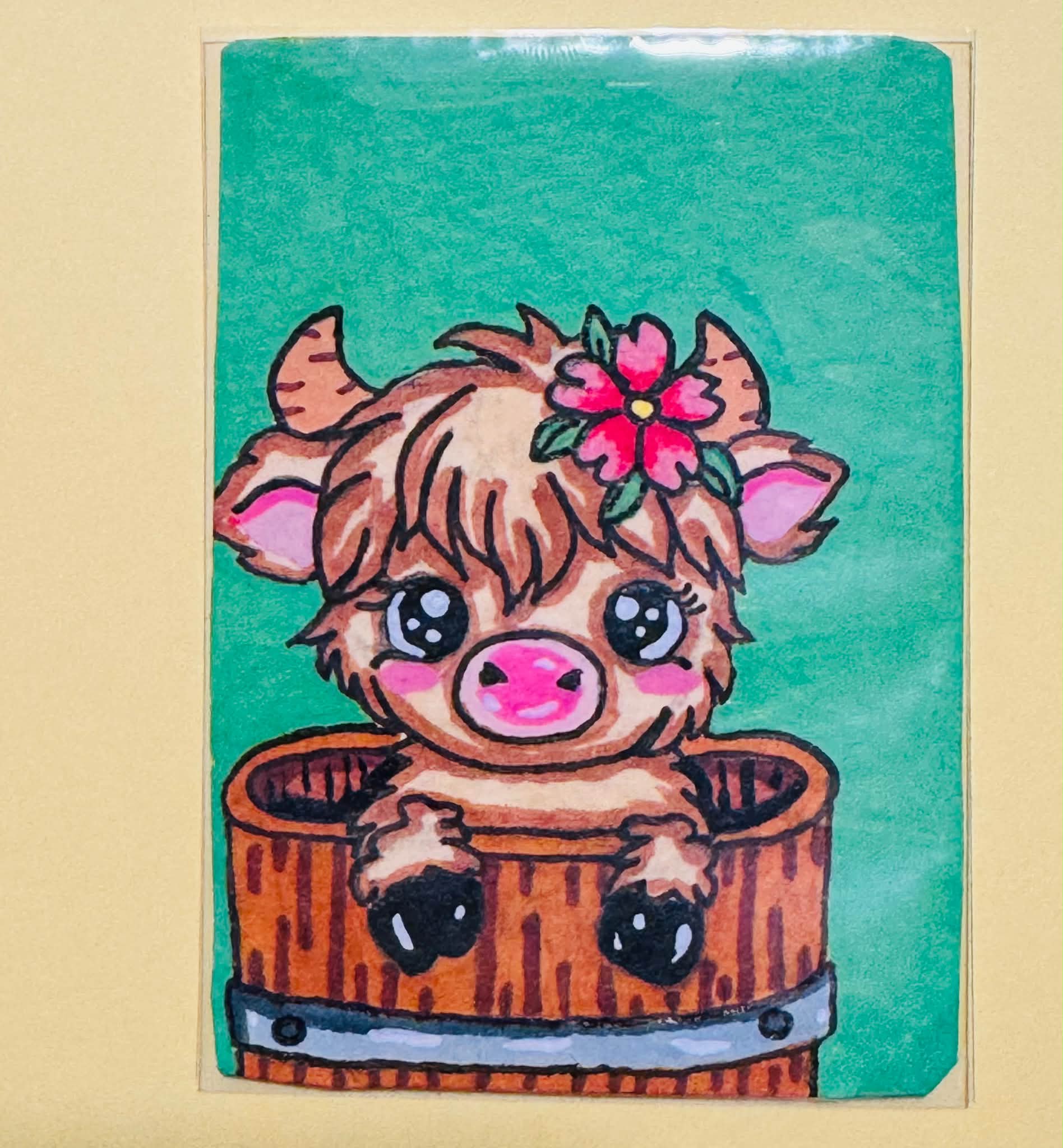 Emon Parks' postal series and cow series auctions ending soon on eBay