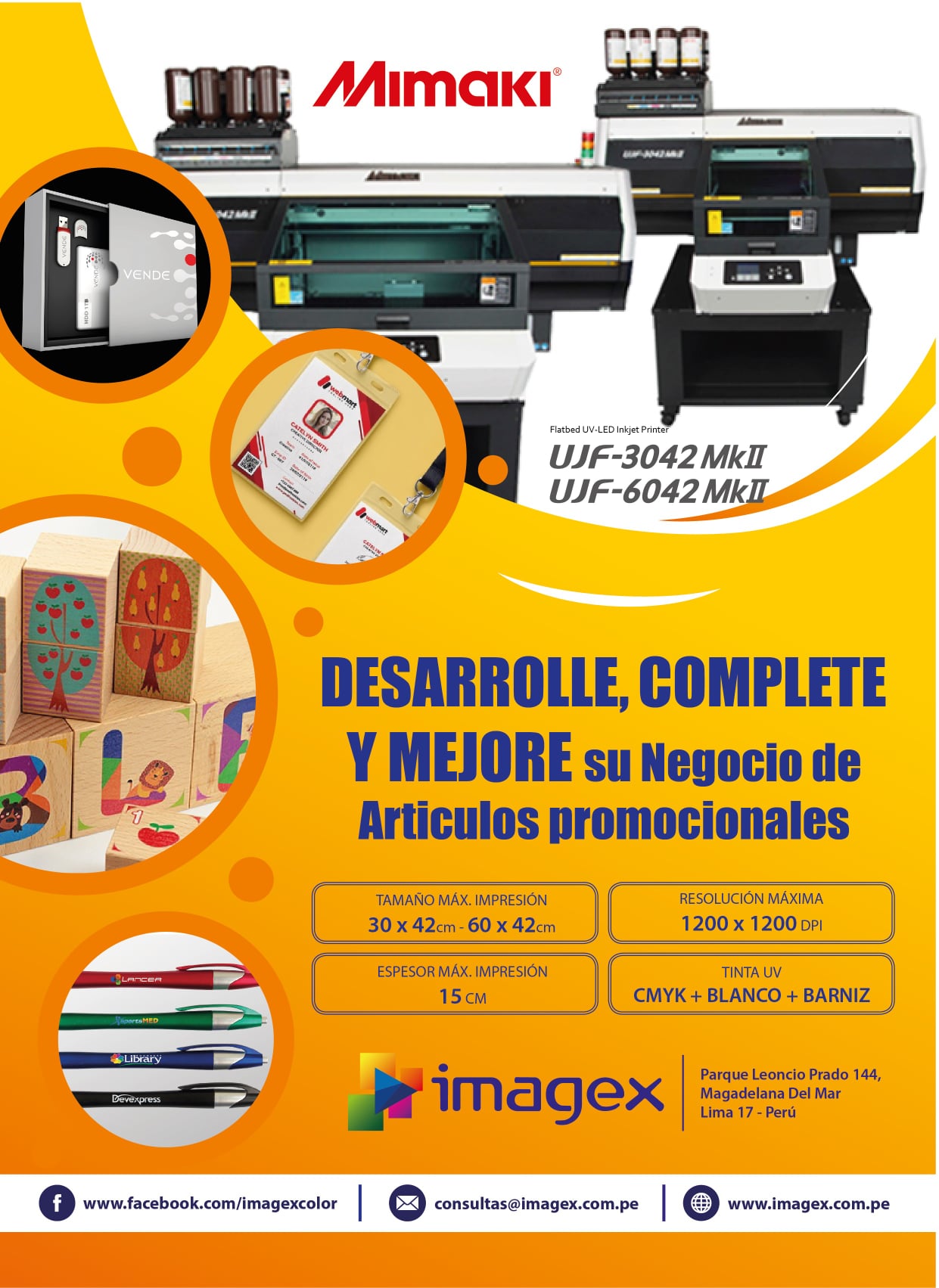Imagex Color - Las impresoras UV LED de cama plana...