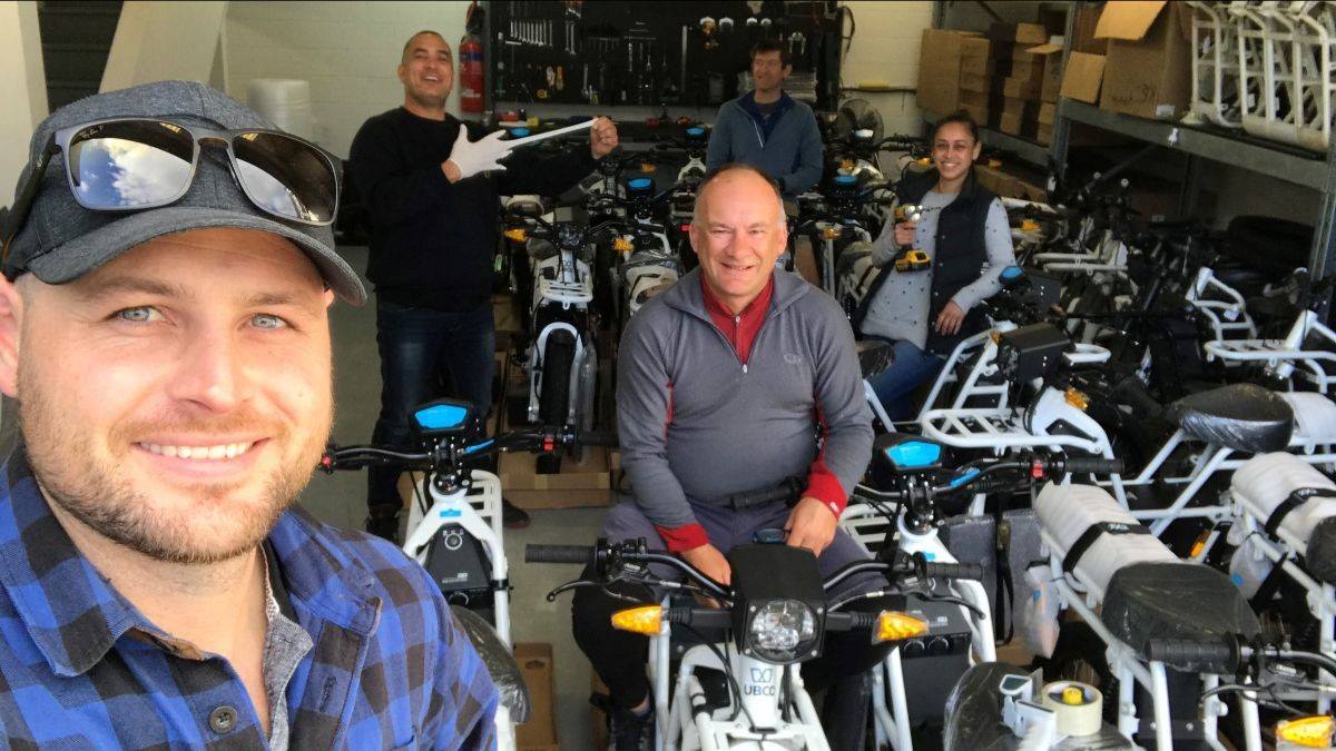 UBCO Ltd - Some of the team at UBCO HQ in New Zealand...