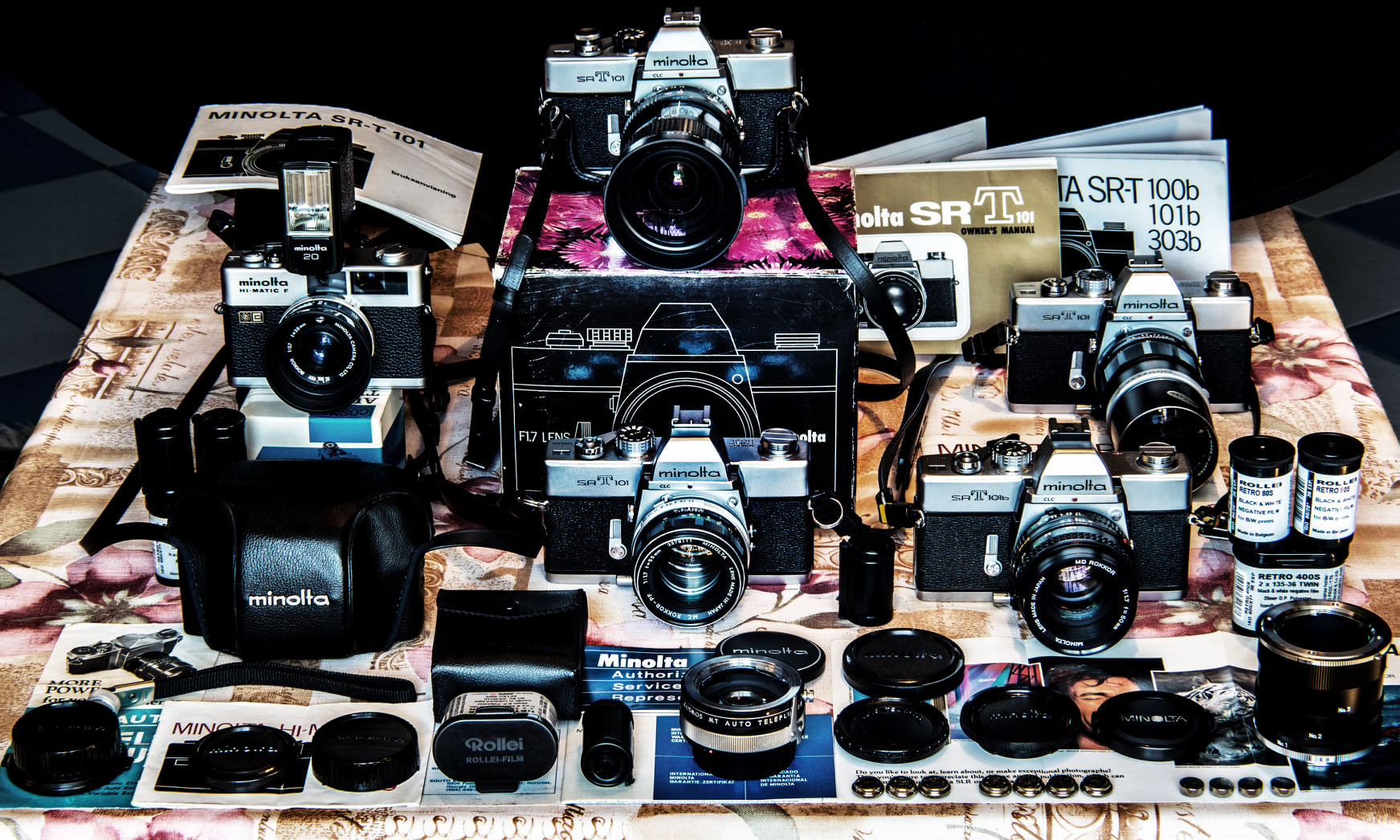 Late 80's photo taken Minolta srT-100 & OLYMPUS OM-1