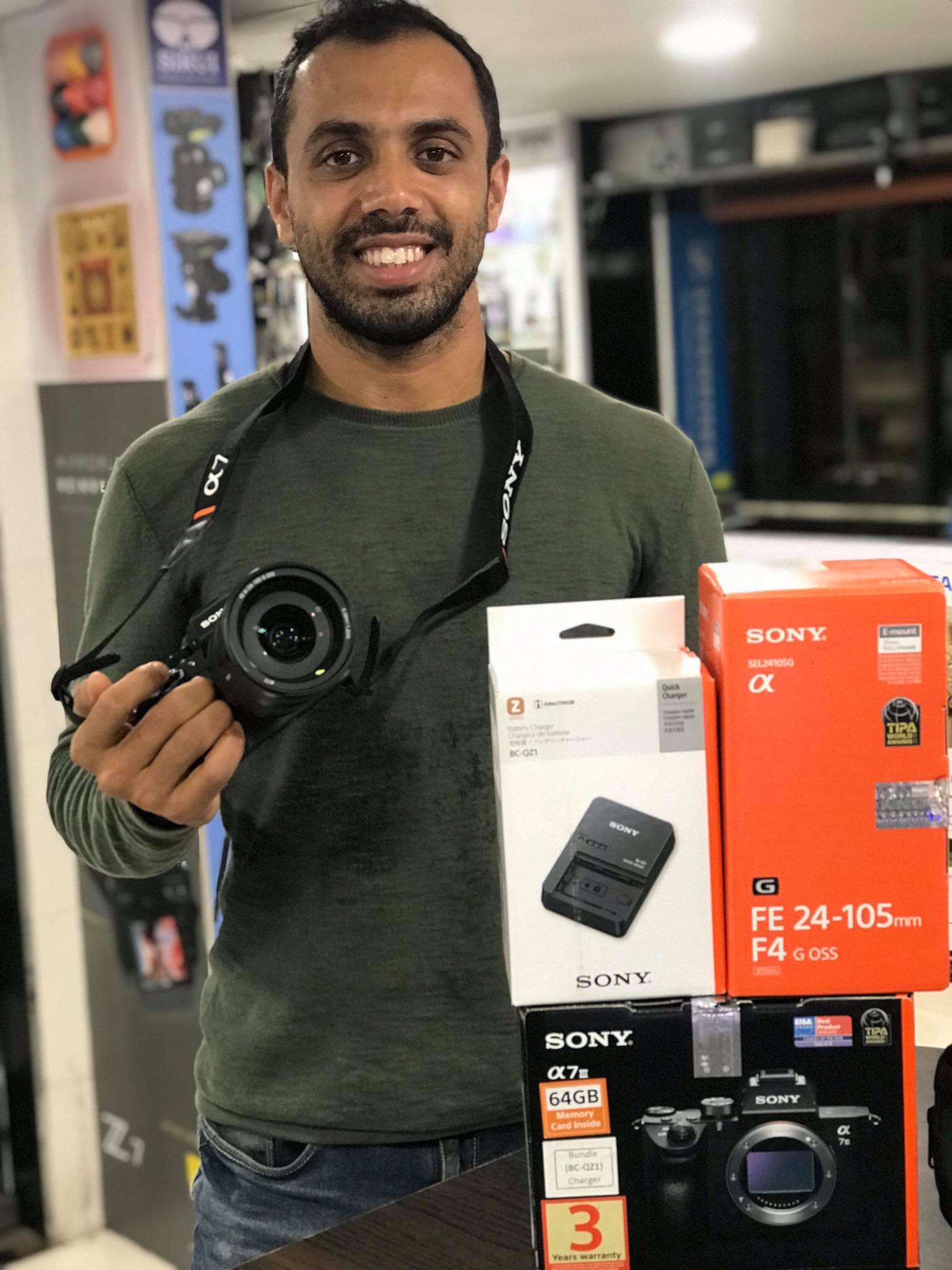 govindkamat with his New Sony A7M3 with 24-105mm Lens #sony 