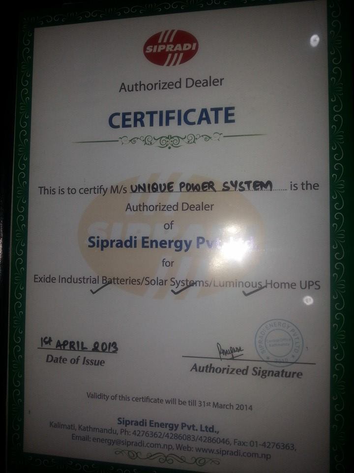 Unique Power System