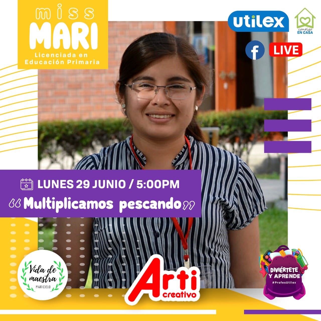 Utilex - ¡Diviértete y Aprende!😊 Junto a Arti Creativo y Miss Maricielo ...