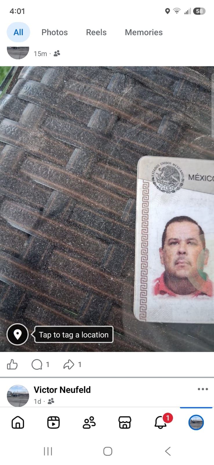 Lost ID in Casa Grande, AZ - Victor Neufeld, please claim