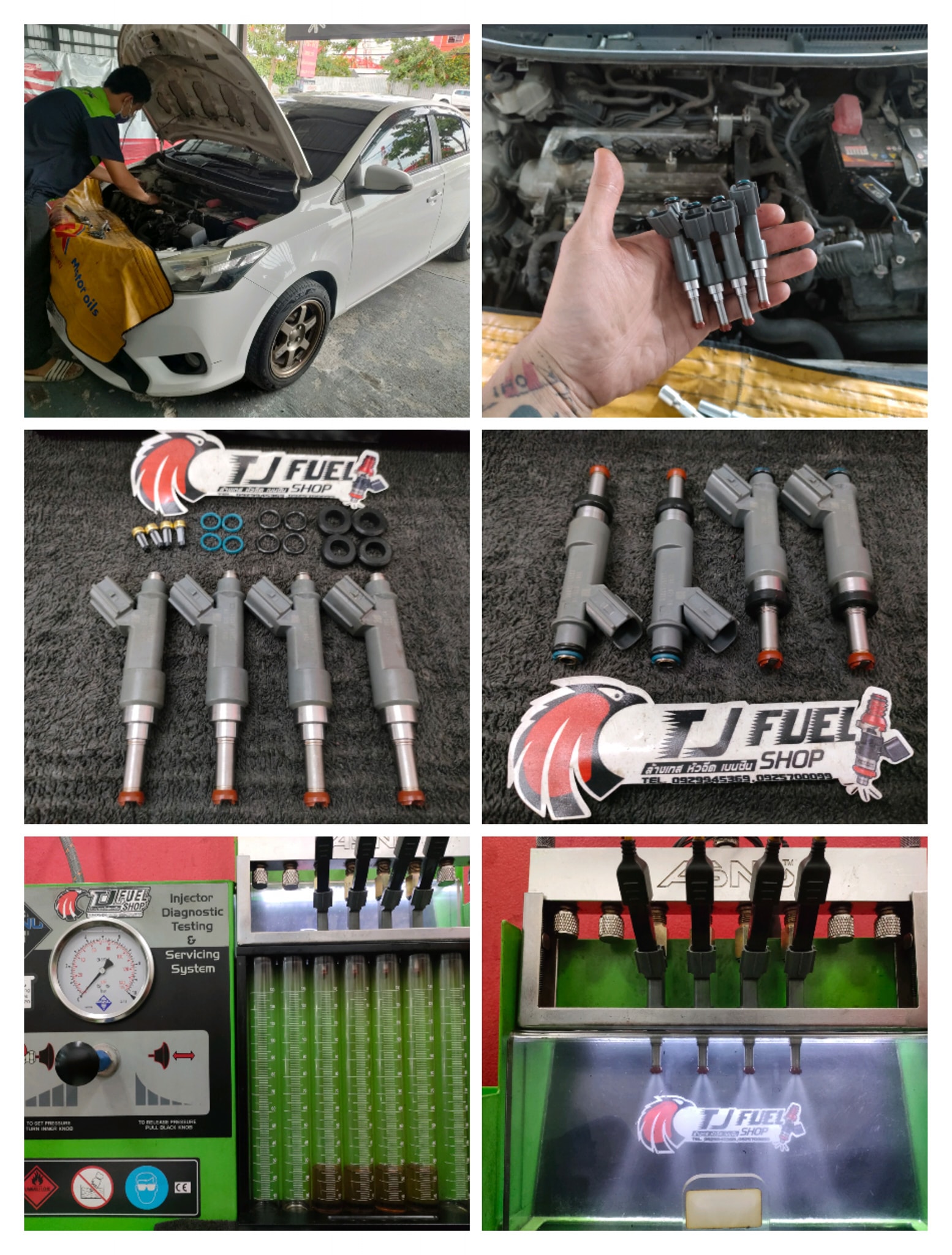 📌#ส่งงานครับ... - ล้างเทส หัวฉีด เบนชิน TJ Fuel Injector Shop