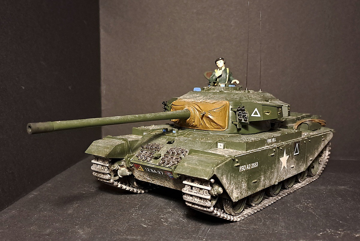 A Tamiya 1/35 Centurion Mk. III built in the early 70's.