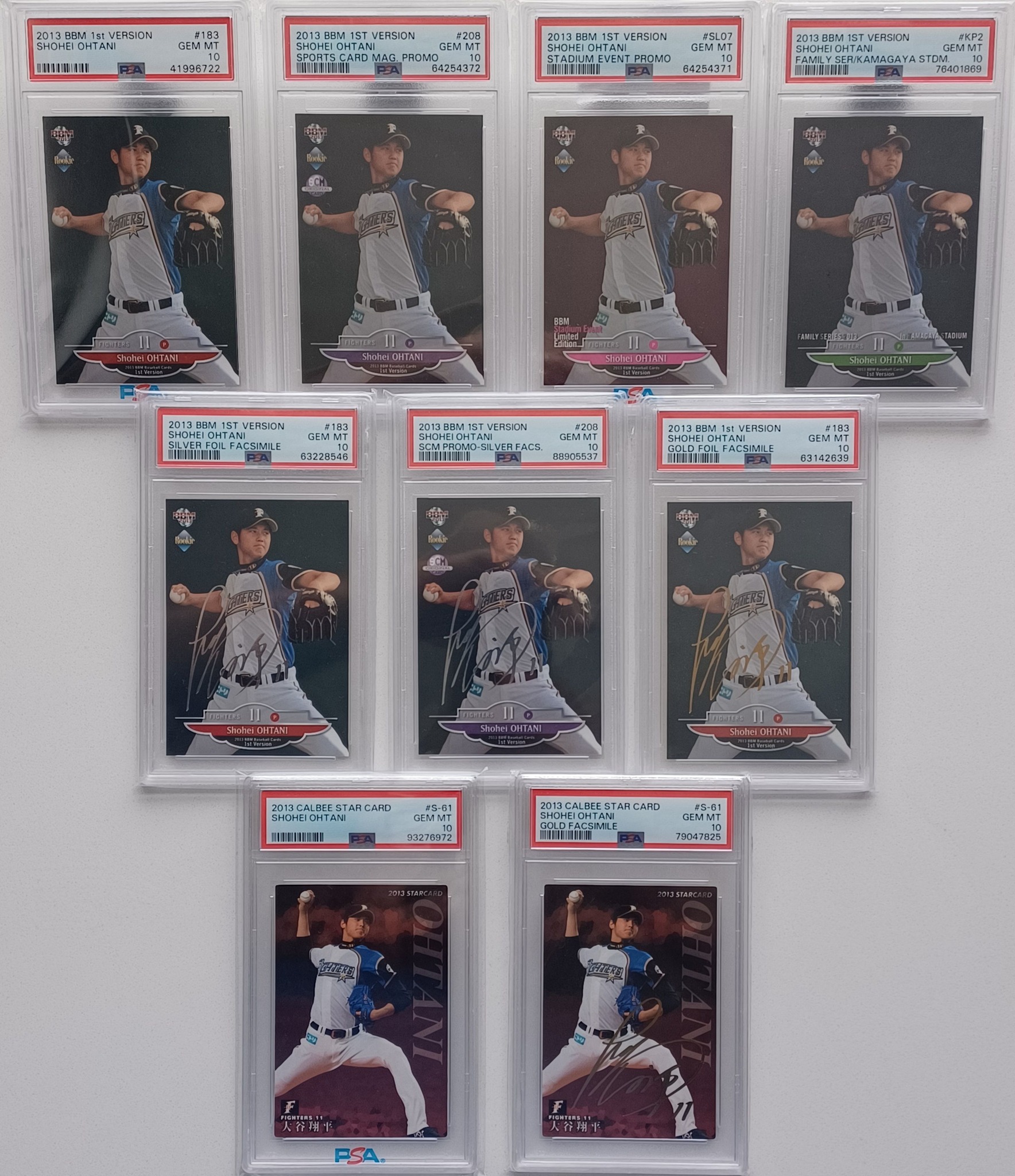 Shohei Ohtani rookie cards worth over 500k