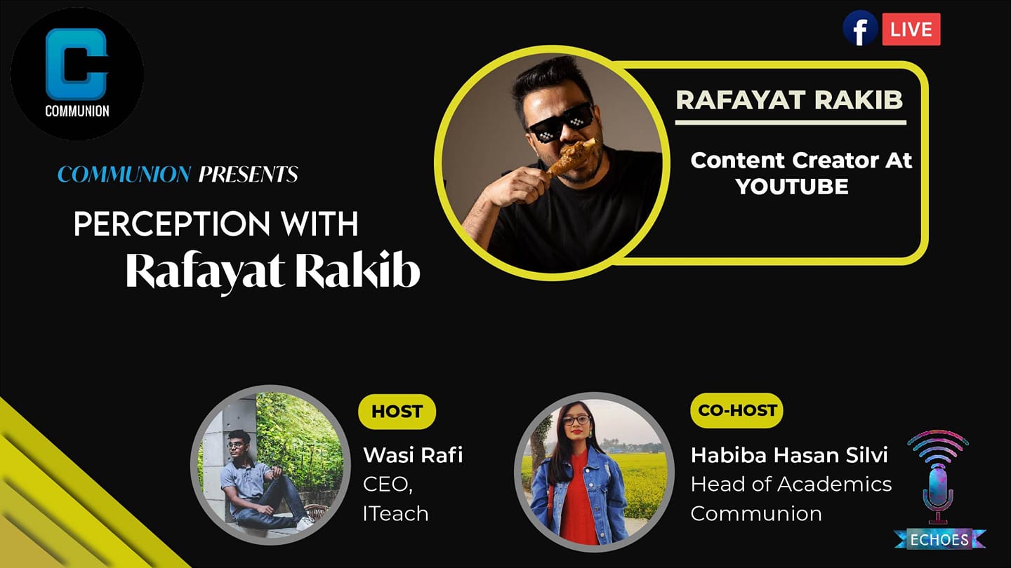 Echoes - Our upcoming Guest of Honor, Rafayat Rakib, is...