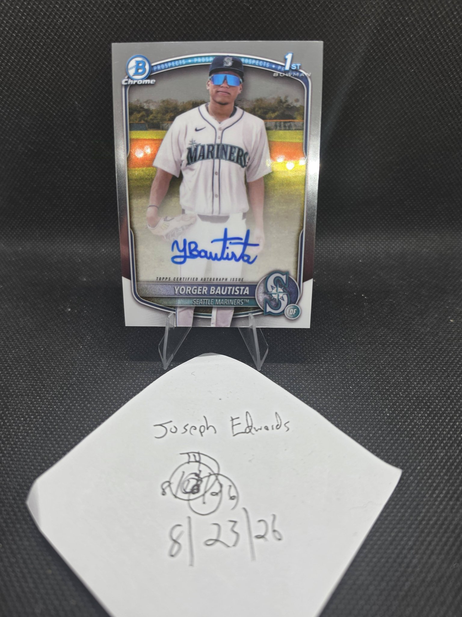 Yorger Bautista 1st Bowman Auto for Sale