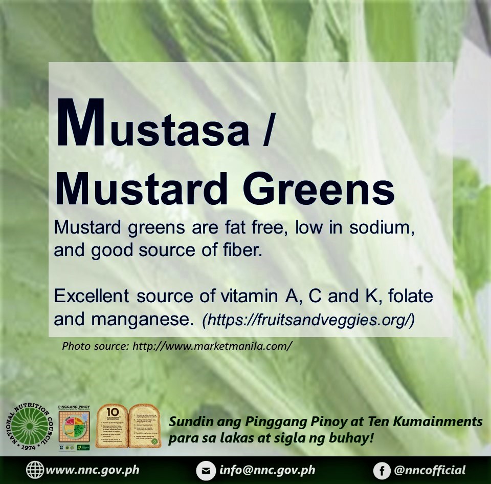 National - Kamustasa mga KaNutrisyon! Ito na ang Mustasa ang bida sa ...