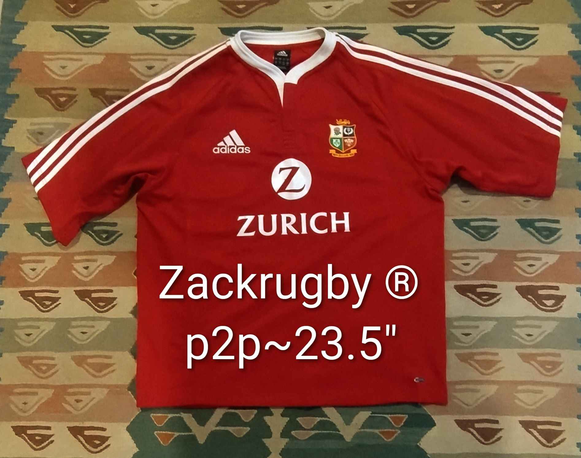 British and Irish Lions Zurich Rugby Jersey Tour to New Zealand