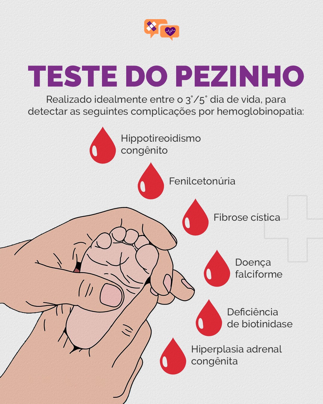 O Teste do Pezinho: Identificando... - Papo de Enfermagem
