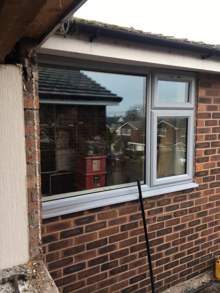 RSW Builders - New windows going into the front of the...