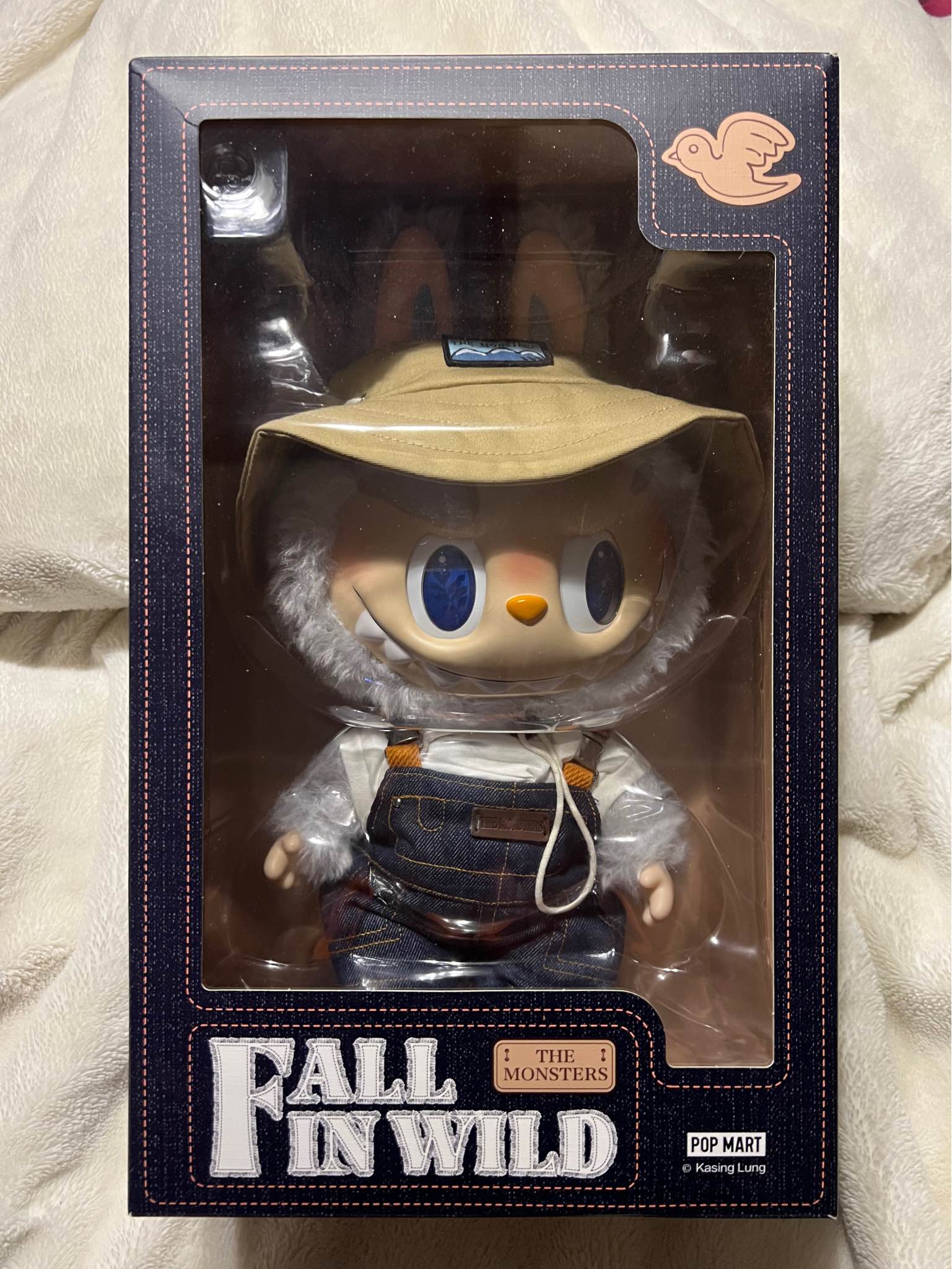 Collectible POP MART The Monsters Fall In Wild vinyl plush figure