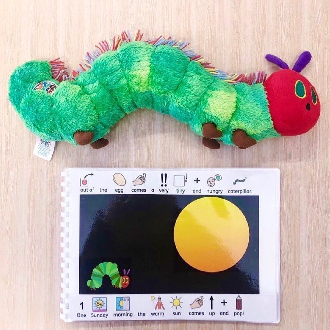 Widgit Software - 📷: @includ.ed Hungry Caterpillar story...