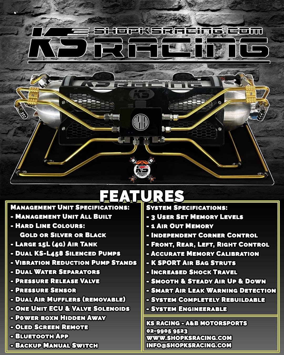 KS Racing - KS Air Ride Suspension Kits ⏬⏬ Kits To Suit... | Facebook