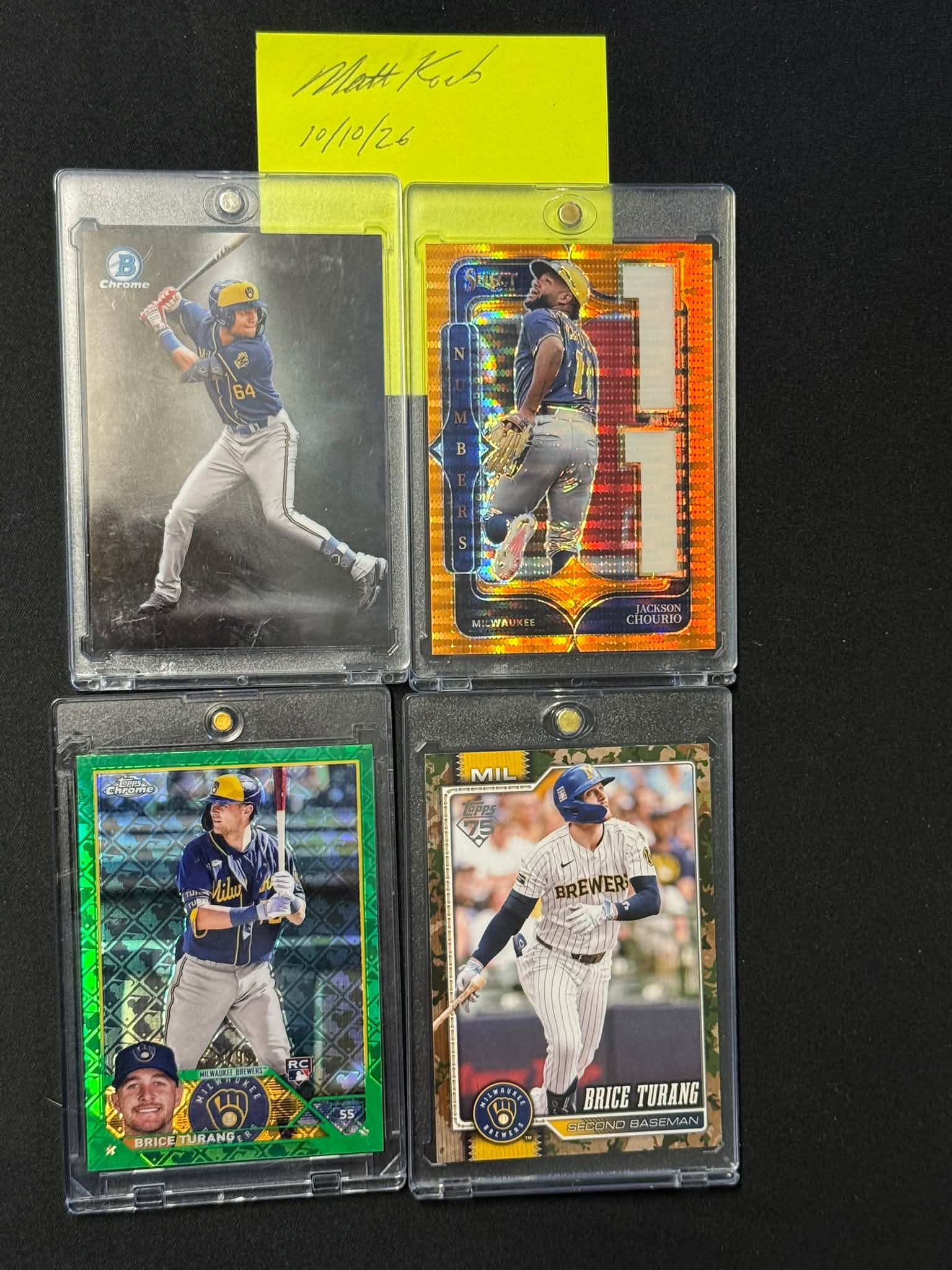 🔥Banger 4 Card Auction Chourio/Turang 🔥
