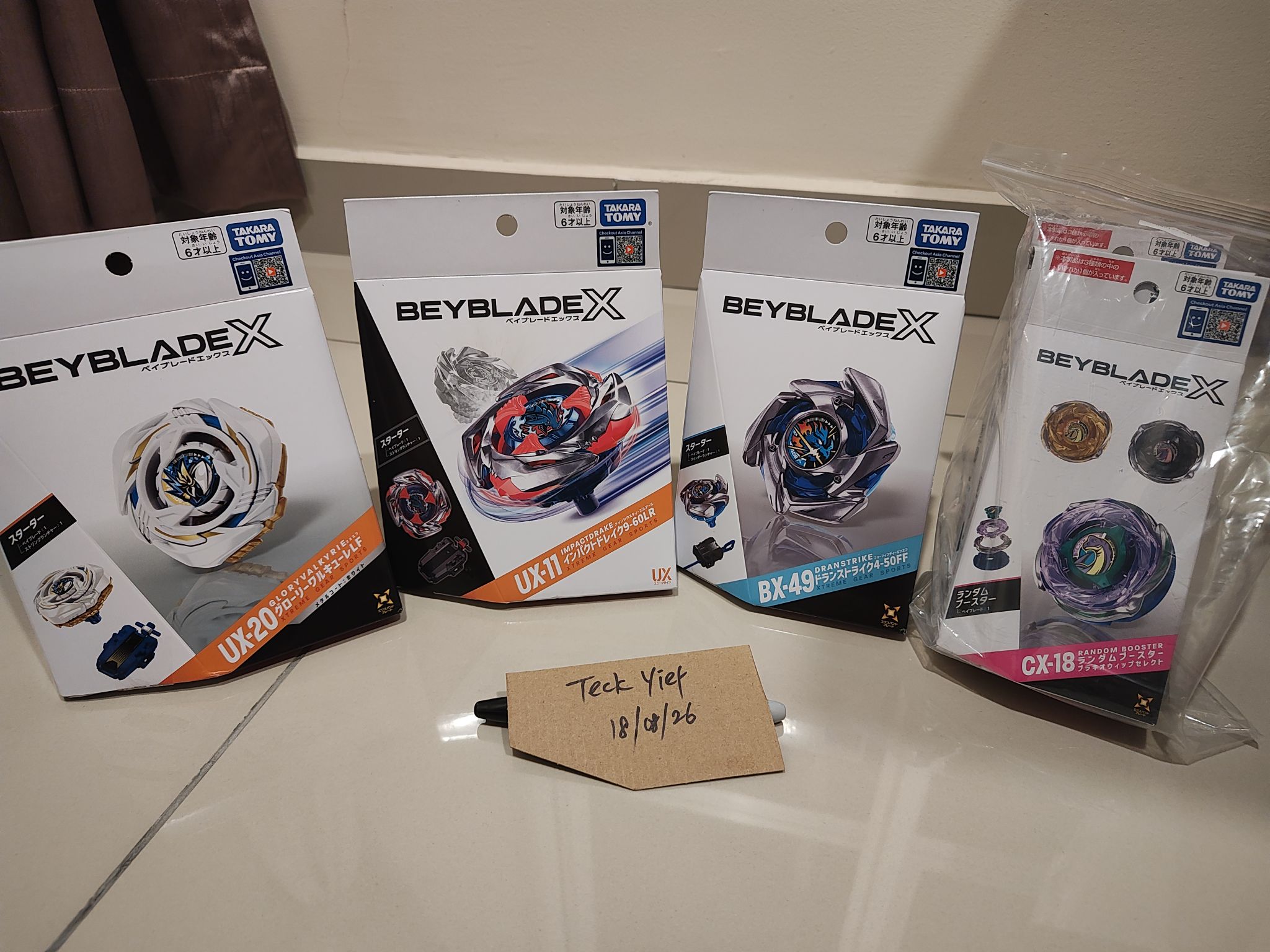 Beyblade X models BX-49, CX-13, UX-17 for sale in Malaysia