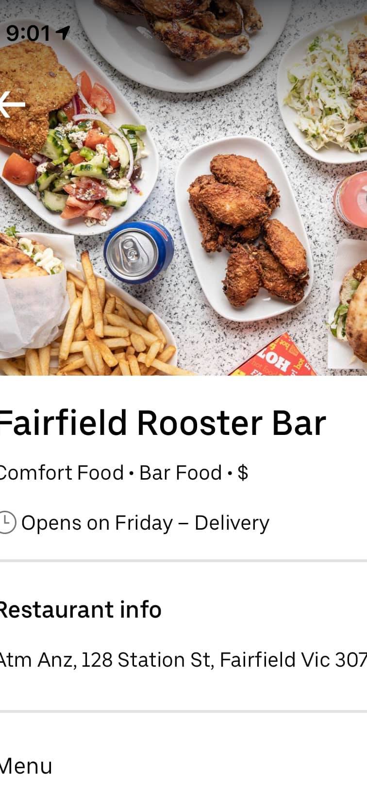 Rooster Bar | Fairfield VIC