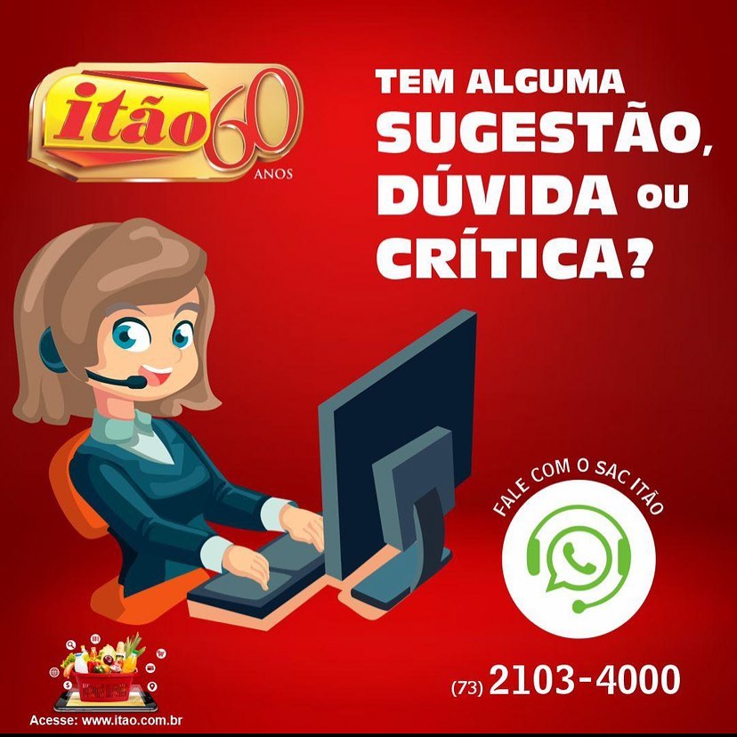 Itao - Tire suas dúvidas com central de atendimento ao cliente ou no ...