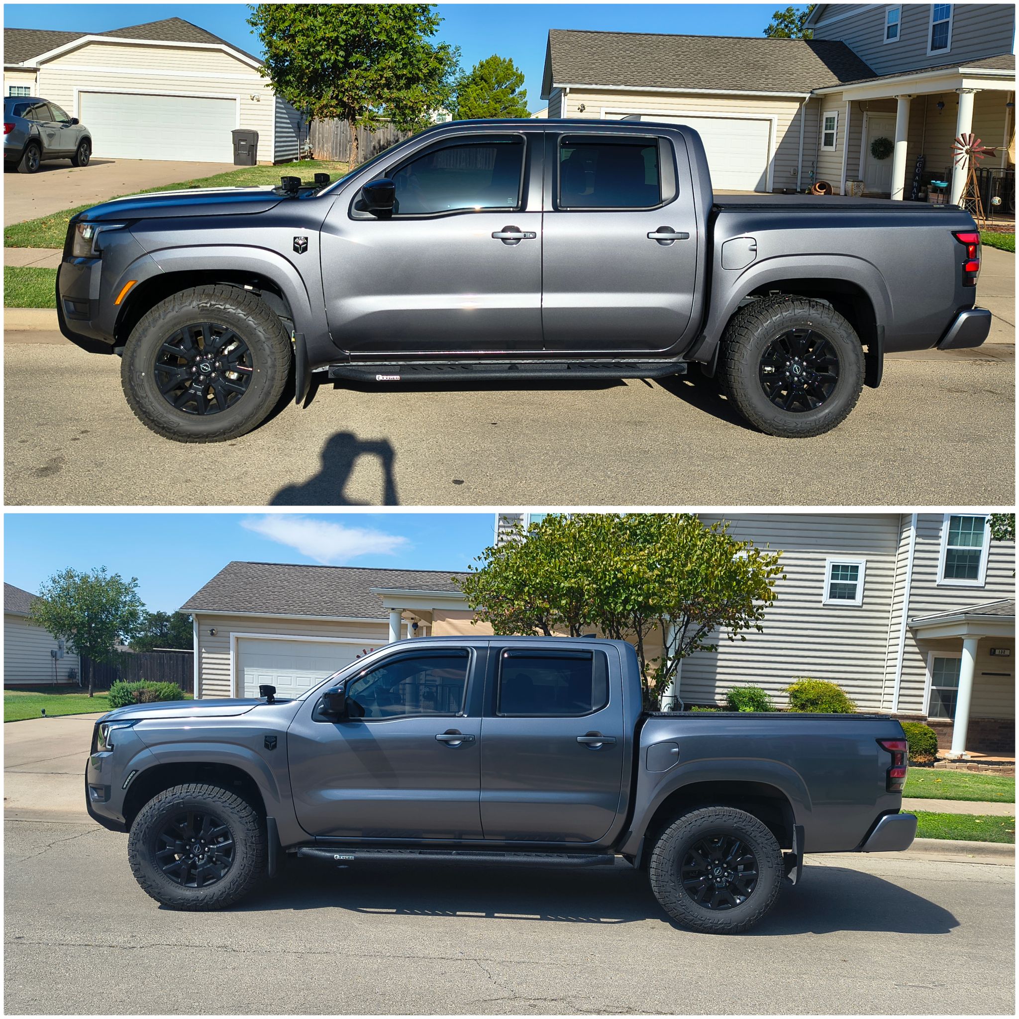 Nissan Frontier with Nismo 1.5” lift and z1 spacers