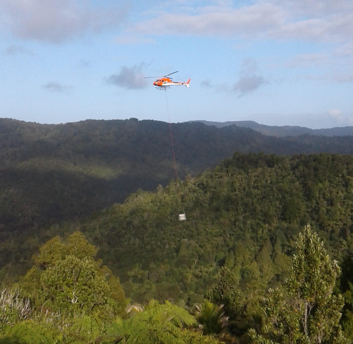 Auckland - Heads Up! We are lifting materials into the Omanawanui and ...