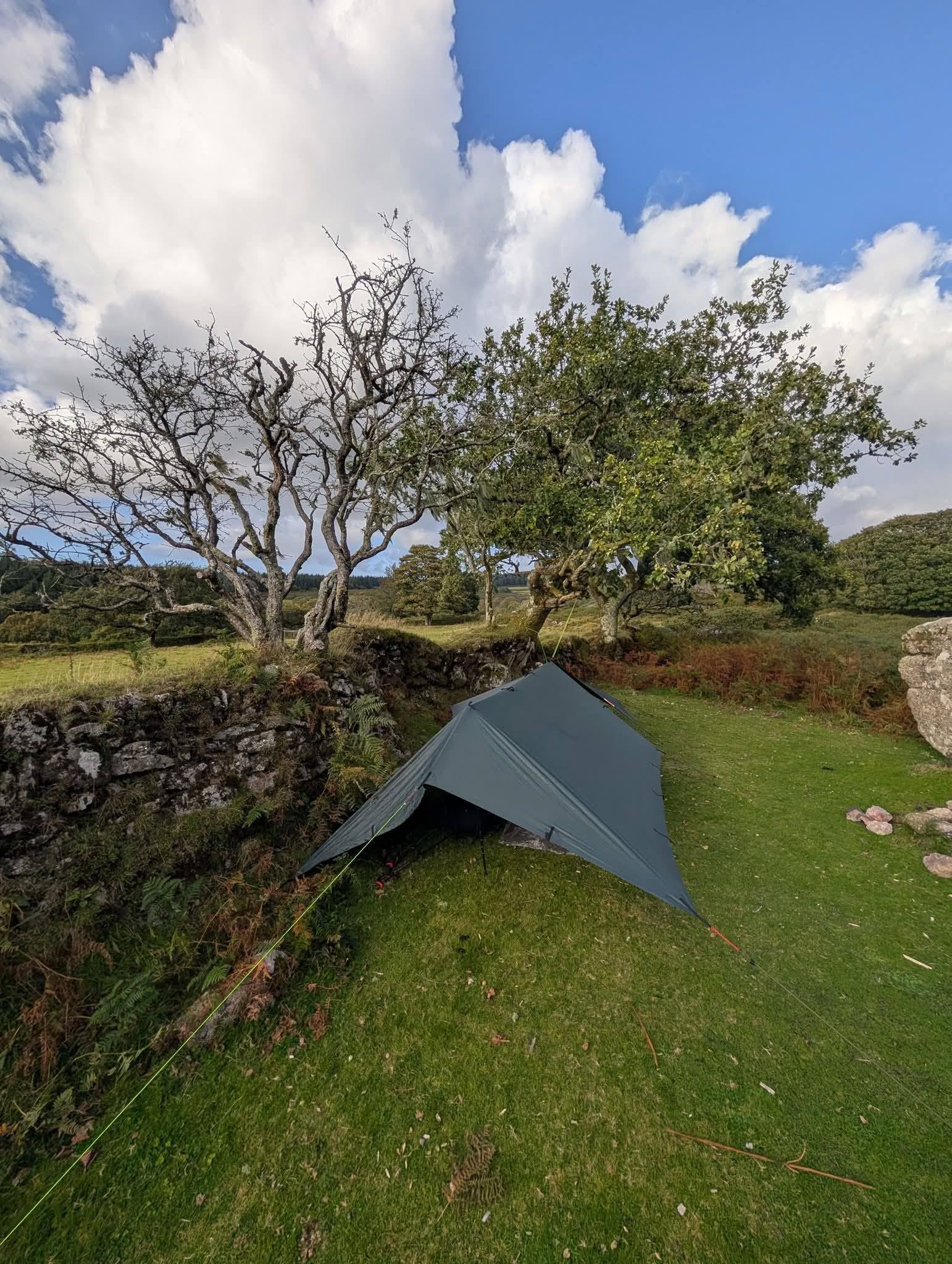 DD 3x3 and DD Super Light Tarp 3x2.9 Camping Setup