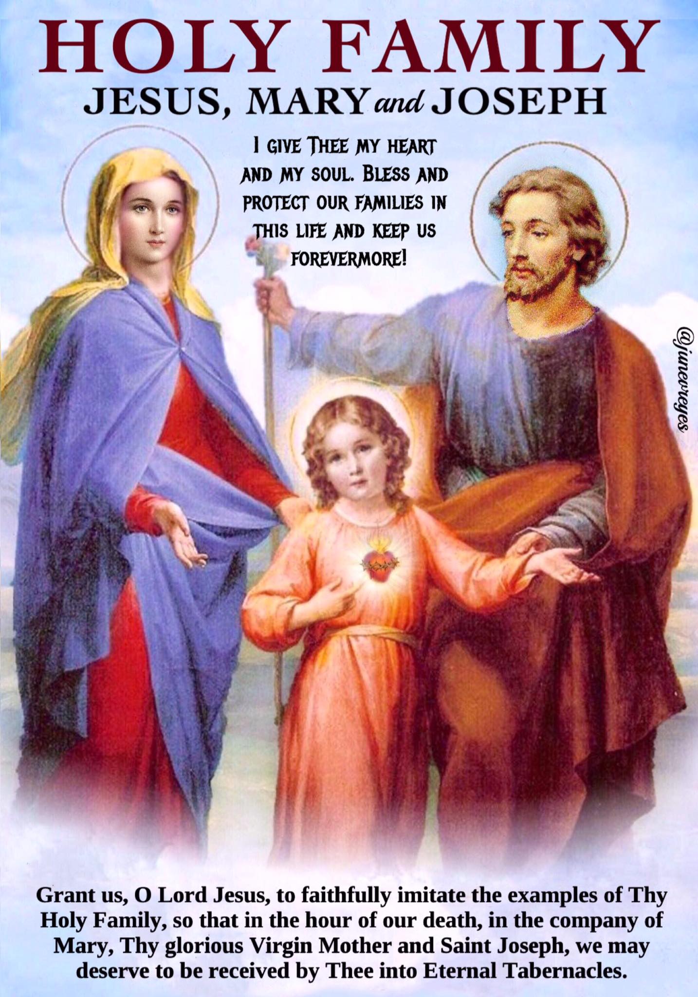 Loving Jesus Divine Mercy - O HOLY FAMILY OF NAZARETH, community of ...