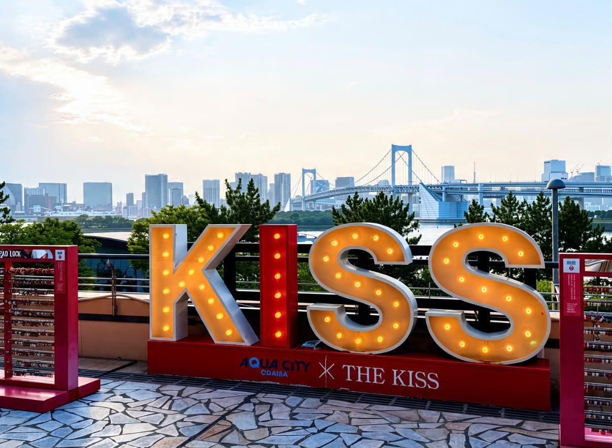 View of Rainbow Bridge from Odaiba🌉✨ #japan #trend #odaiba