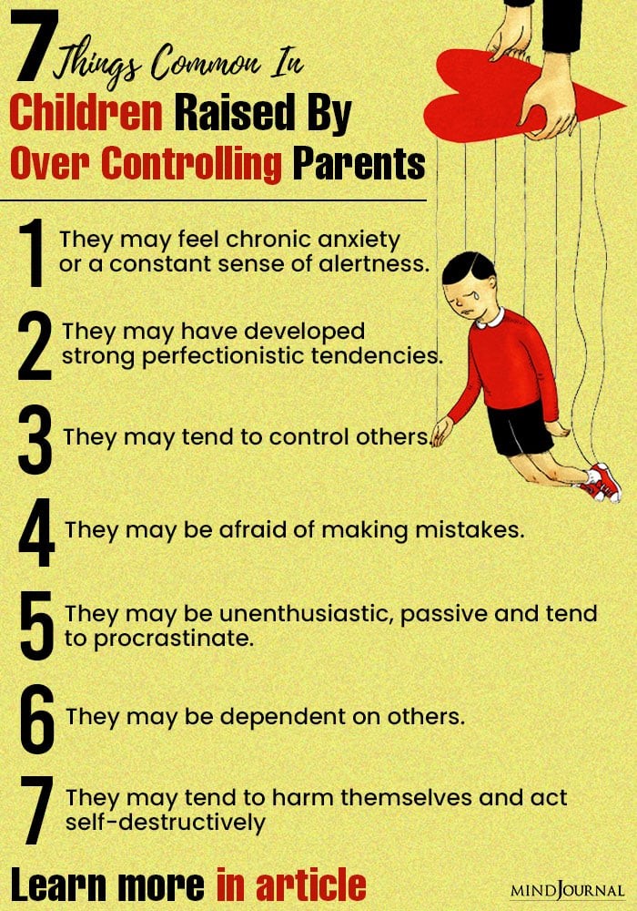 Overlycontrolling Parents Cause Their Children Lifelong Attachment