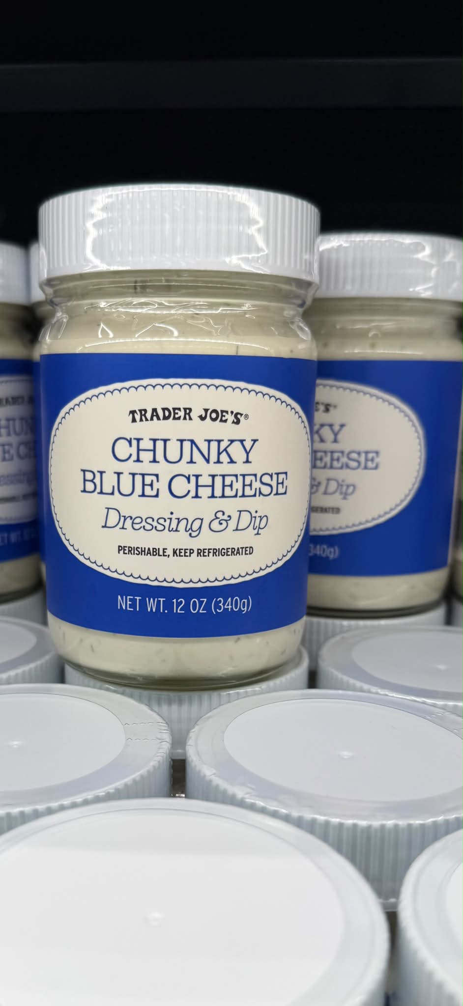 blue cheese dressing trader joe's Chunky & Dip review: must-buy or pass? Color:White with Navy Accents Family owned. smarttag_has_images_and_copy Elegant Blue Tulle V