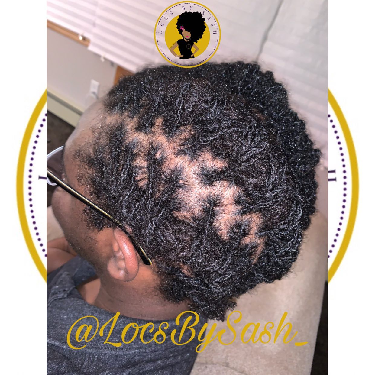 Locs By Sash - Interlocked roots, styled locs 👩🏾‍🦱💜 ... | Facebook