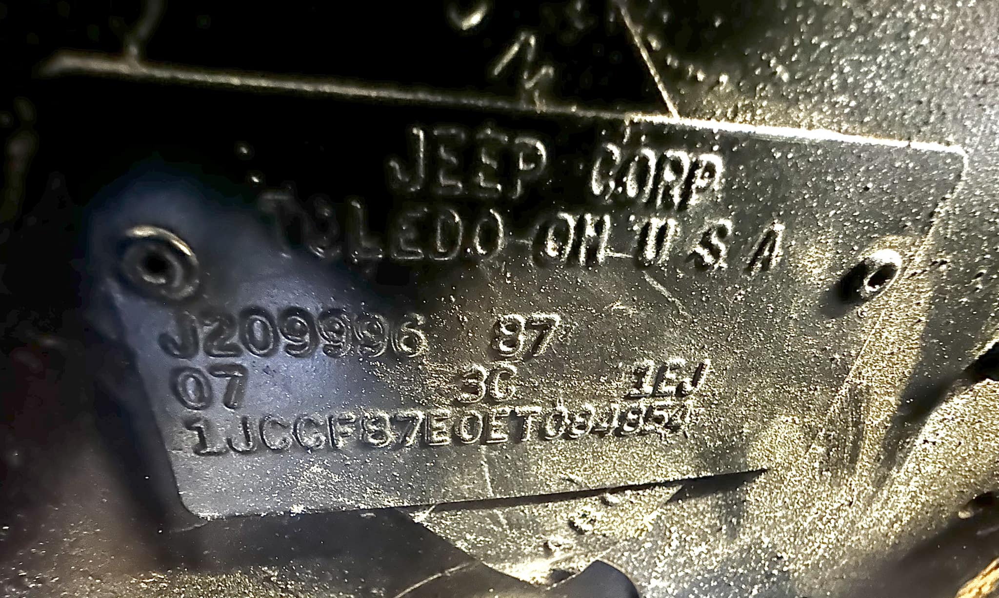 How to correct VIN on 1984 Jeep CJ7 title