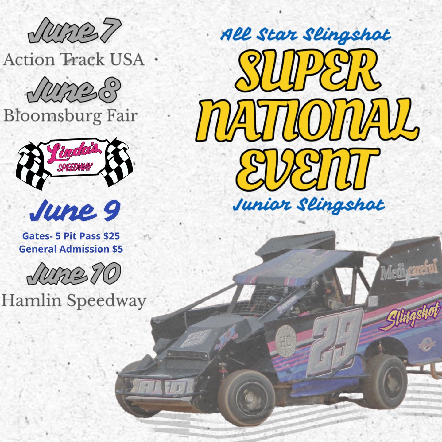 The all star and junior Slingshot Super... - Linda's Speedway