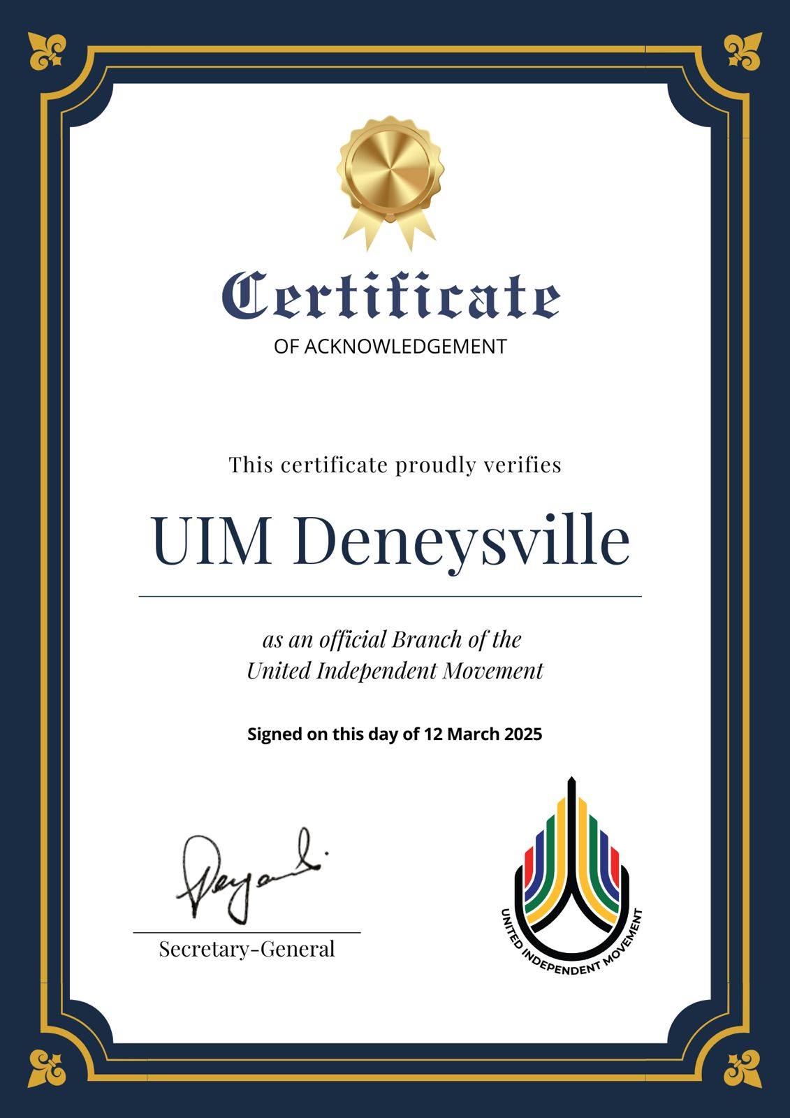 United Independent Movement (UIM) Eastern Cape | Facebook