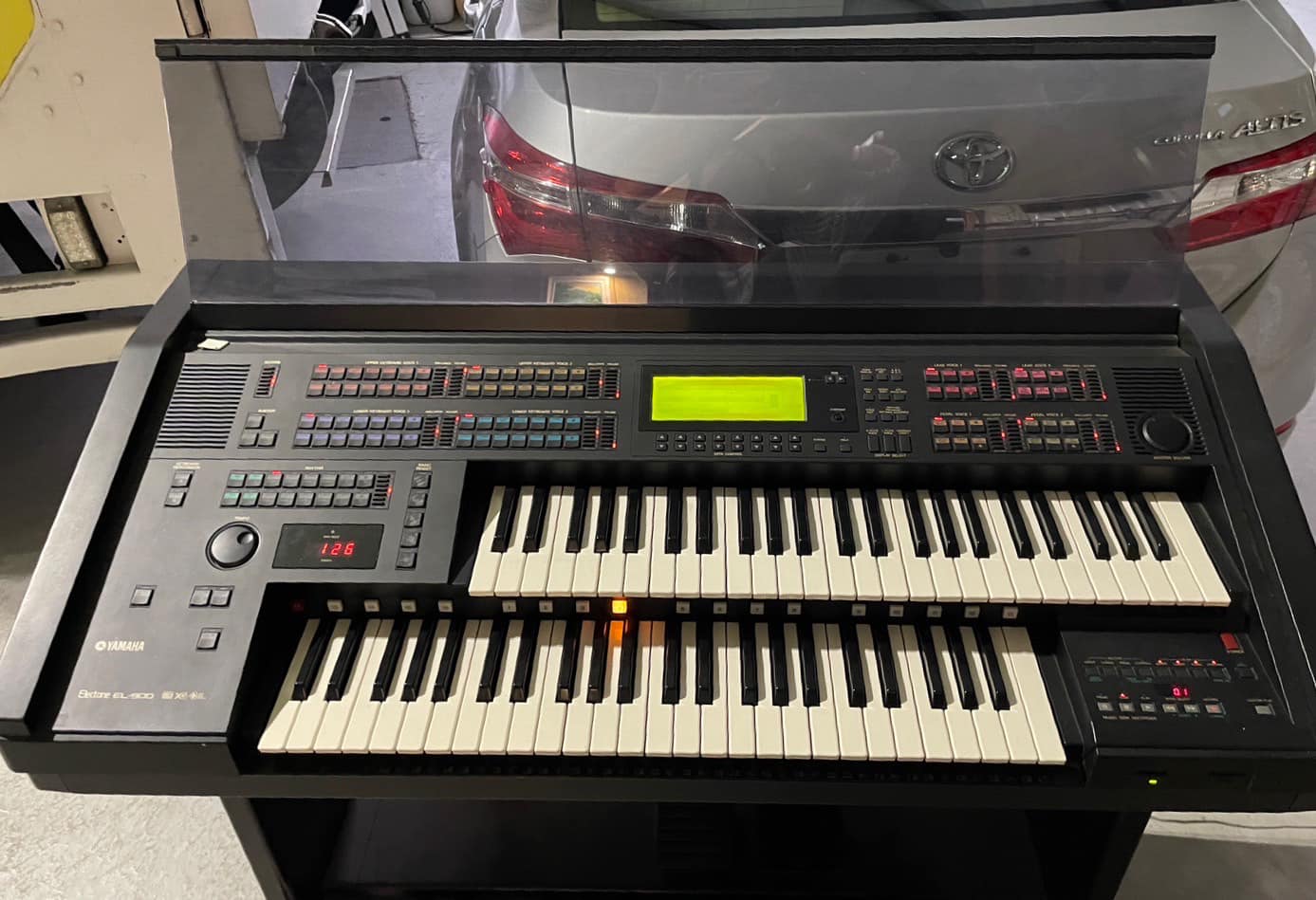 售！日本製YAMAHA山葉Electone雙層電子琴EL-900 價格：16800 物品位置