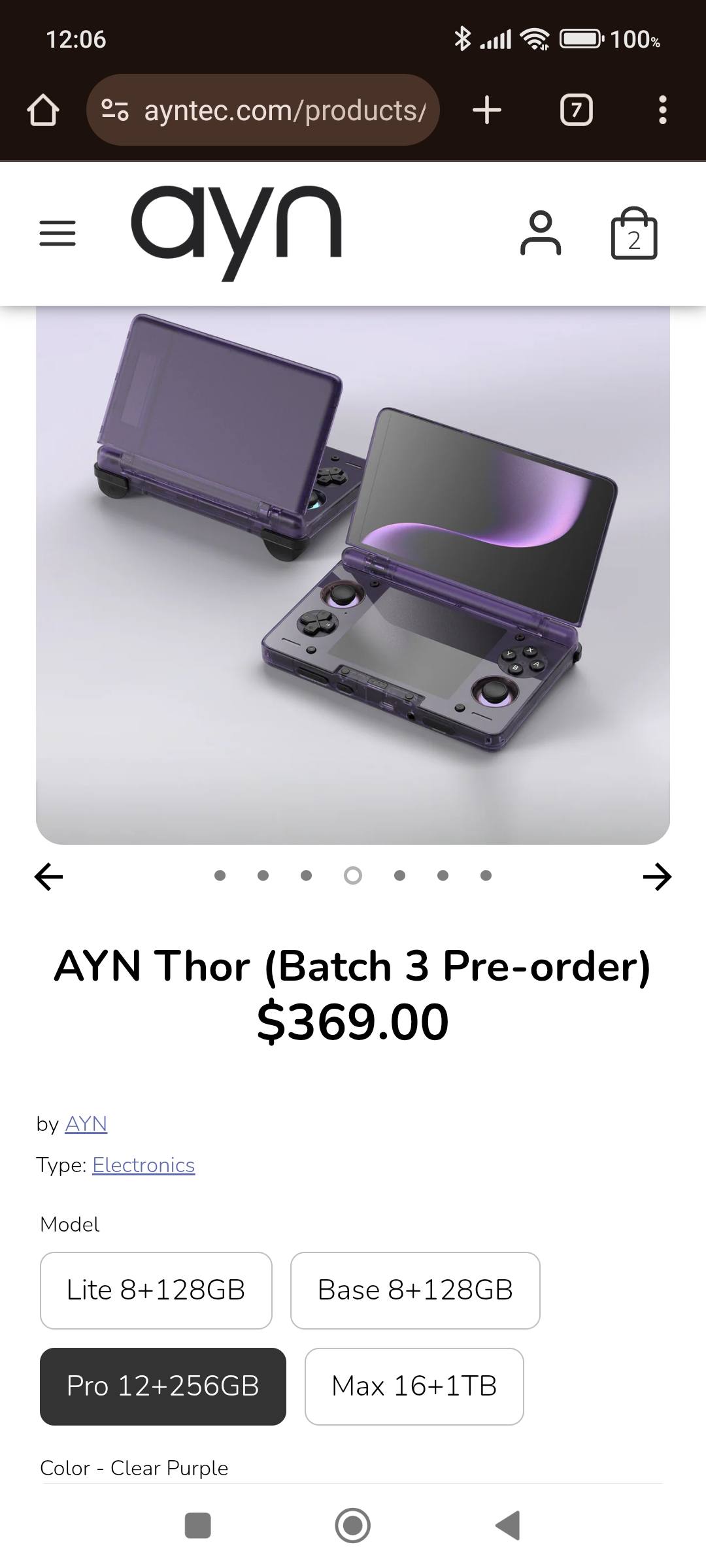 Received AYN Thor Max instead of Pro model by mistake?