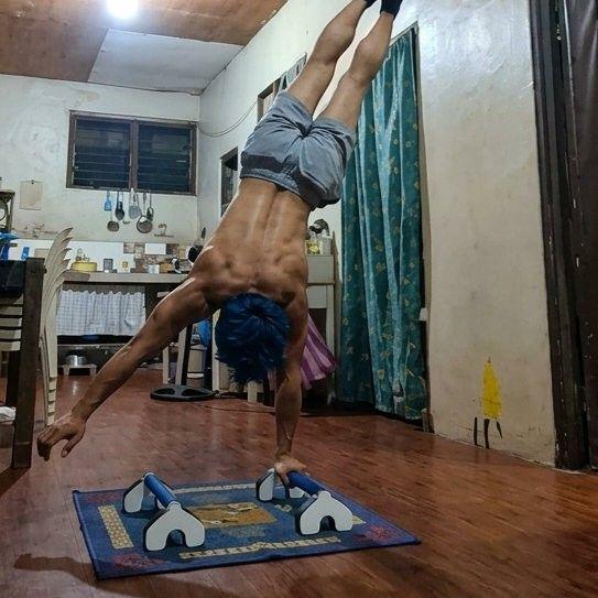 Short Combo Planche push up to one arm handstand | Cyclisthenics Steve