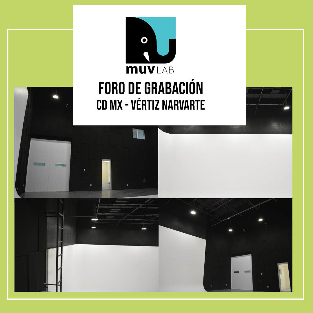Muv Lab - Contamos con un foro de grabación para tus... | Facebook