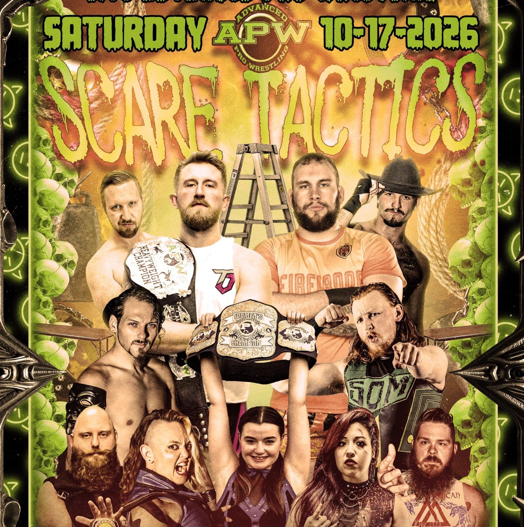 @APW SCARE TACTICS Promo for Tables match 10.17.26 The Fallen Angel ...