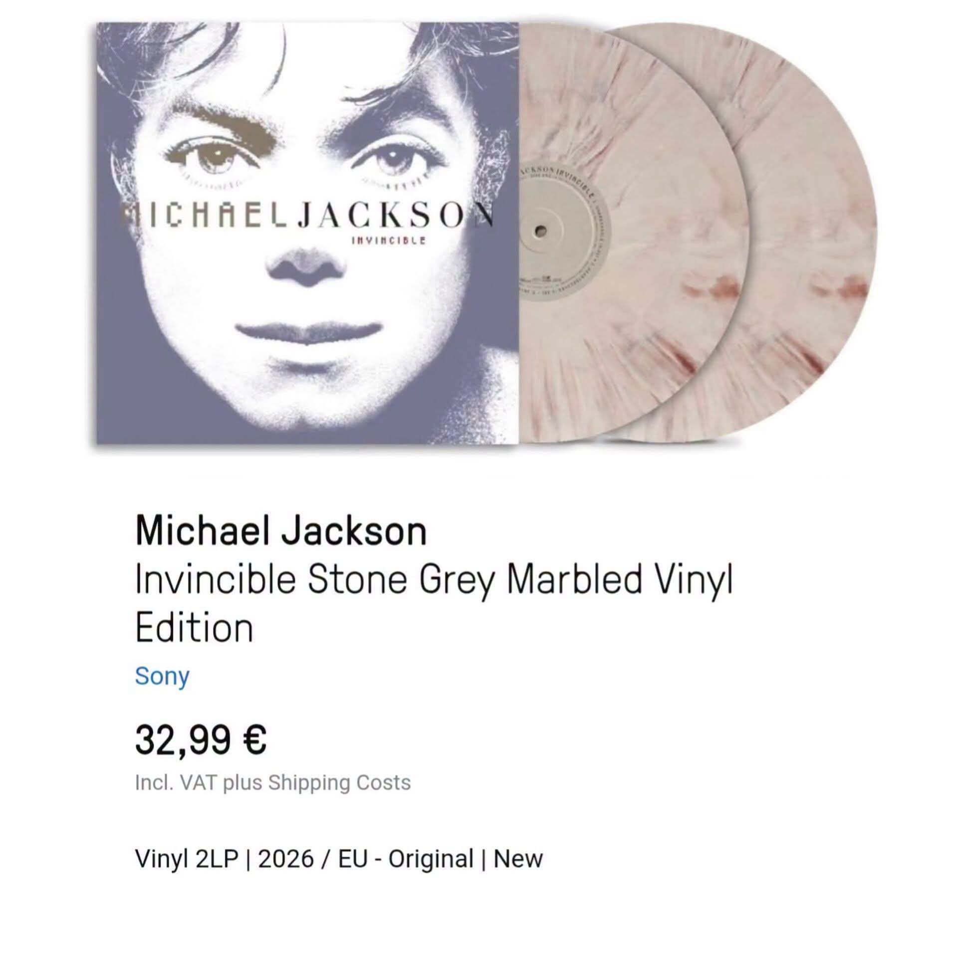 Michael Jackson's Invincible Album Reissued on Vinyl November 13, 2026